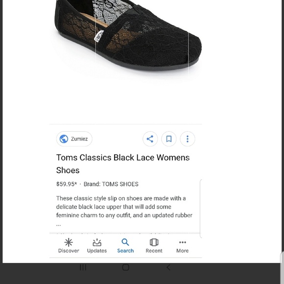 Tom's Lace slip ons - Picture 7 of 7